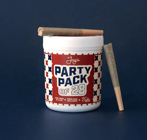Photograph of product: White 99 | 14g | Pre-Roll 28pk | Jay's Party Pack