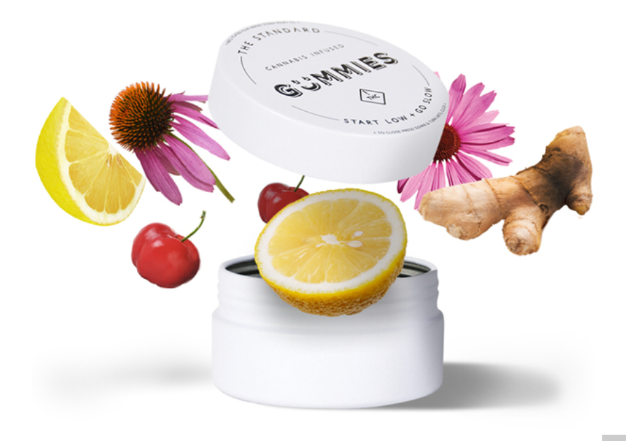 Photograph of product: Standard Wellness Lavendar Lemon 1:1 TH-oui:CBN Sleep Blend Gummies 10pk 100mg