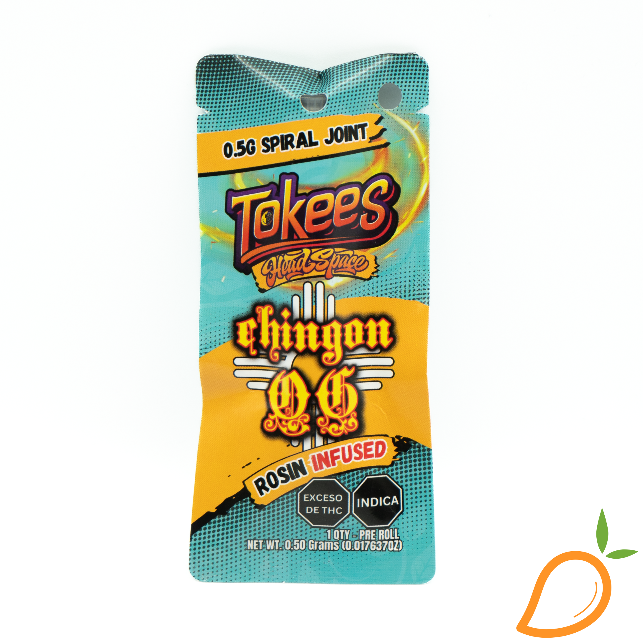Photograph of product: 0.5g Chingon OG Infused Preroll Tokees