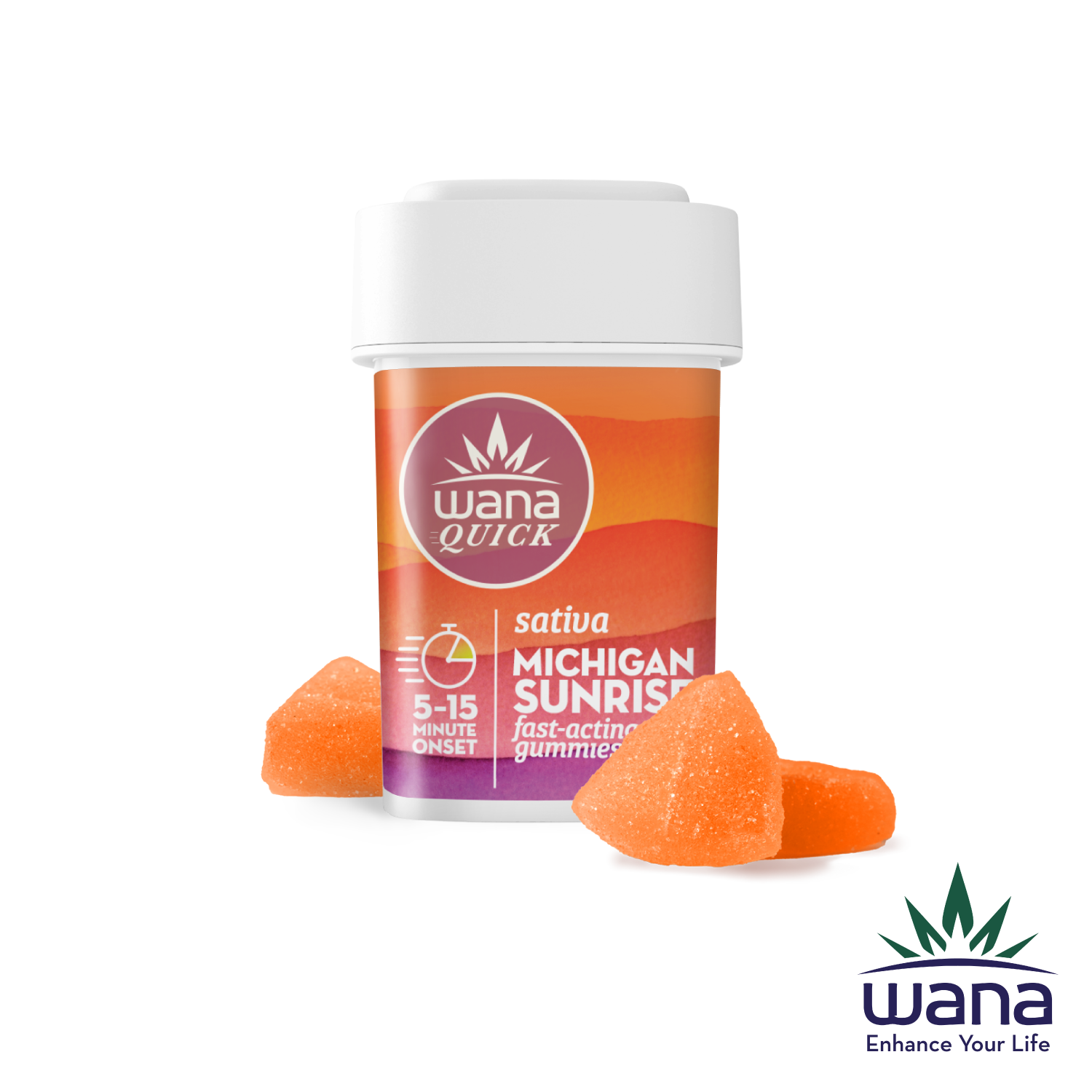 Photograph of product: Quick Michigan Sunrise Oui'd Gummies | 200mg