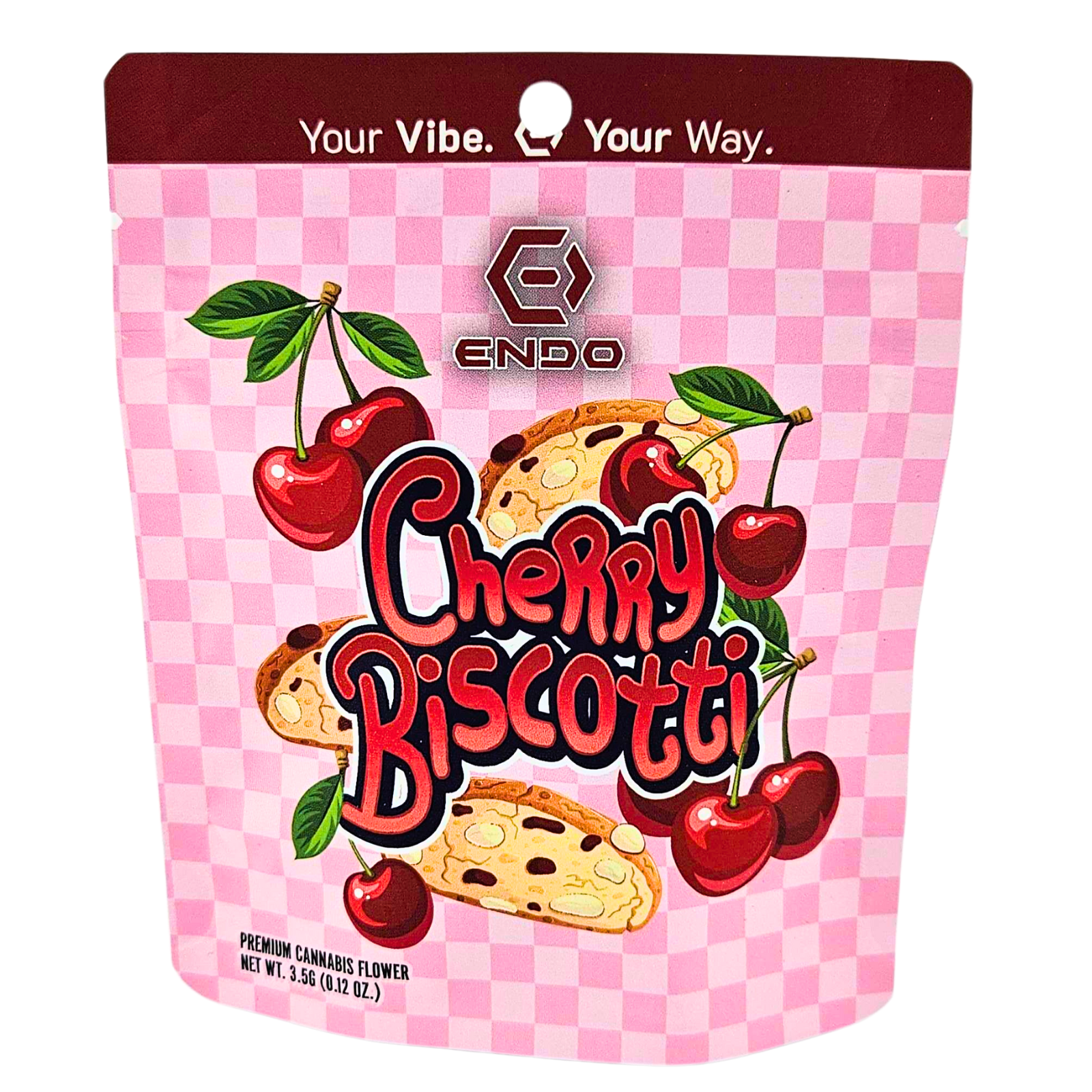 Photograph of Product: ENDO | Prepackaged | Cherry Biscotti - 3.5g
