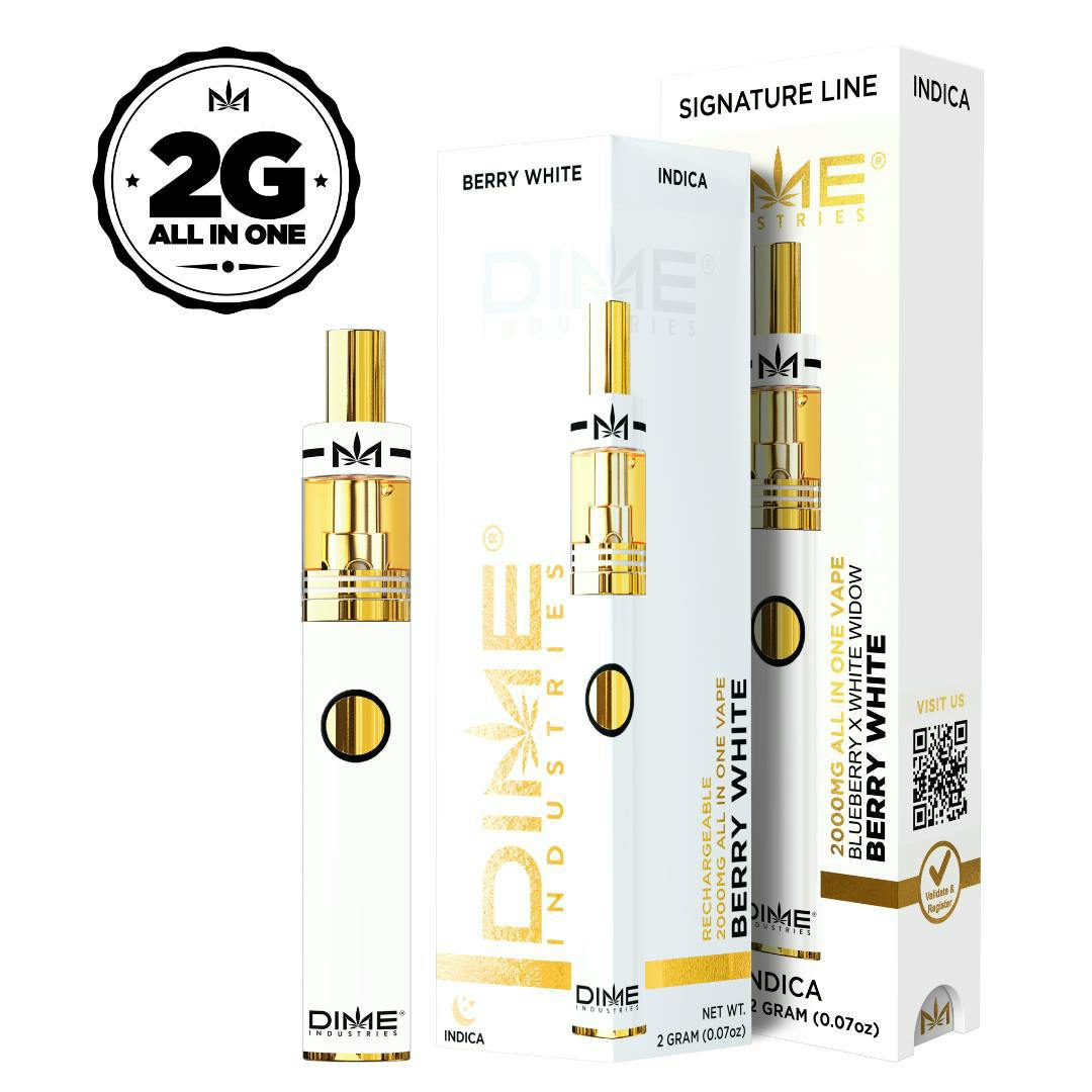 Photograph of product: Berry White 2g Distillate Vape