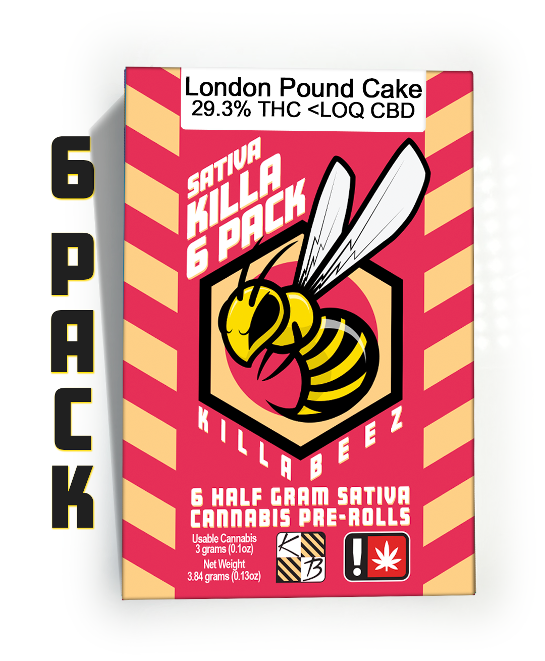 Photograph of product: Killa Beez // 6pk Oui'd