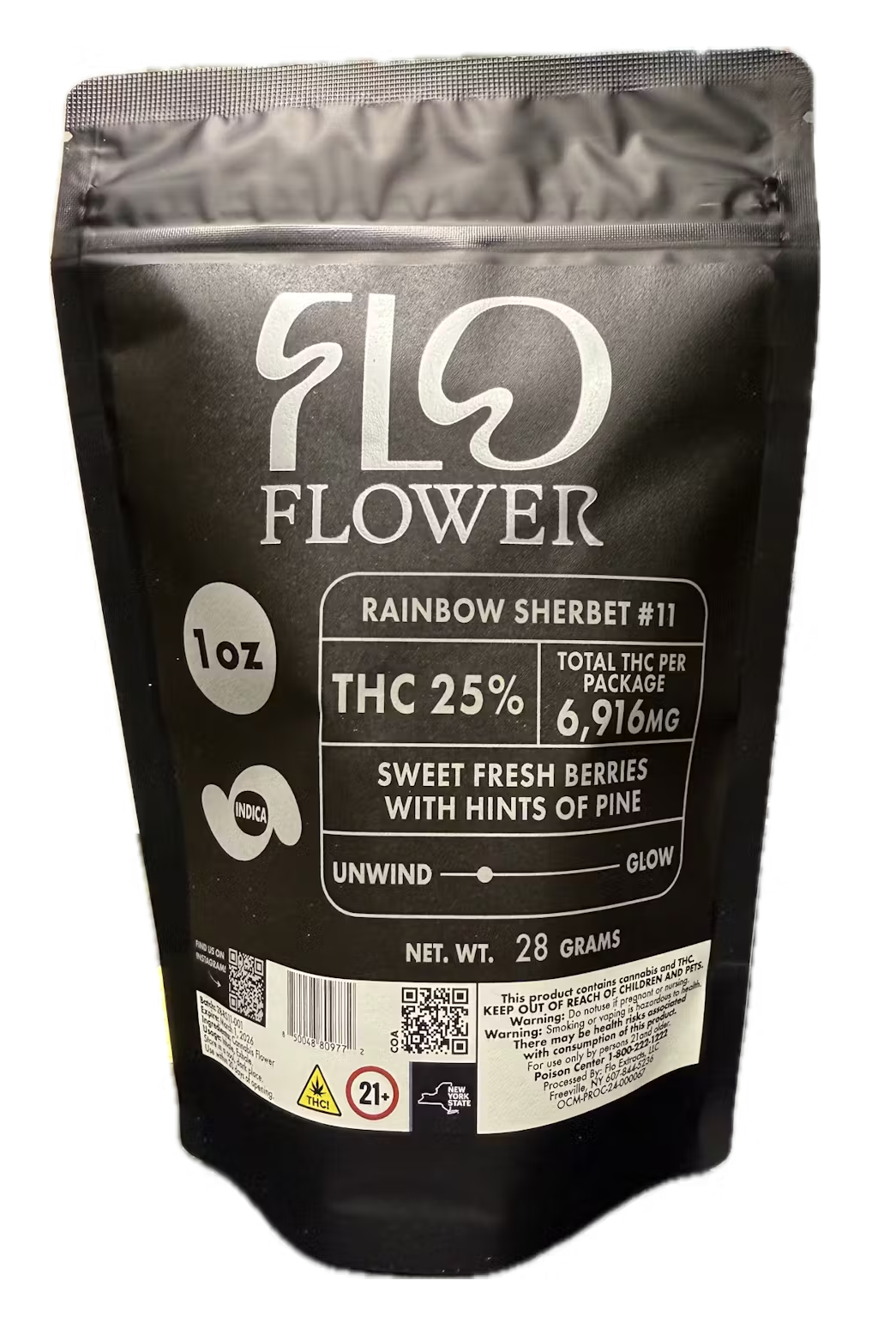 Photograph of product: Flo Extracts | RS11 | Flower - 28g