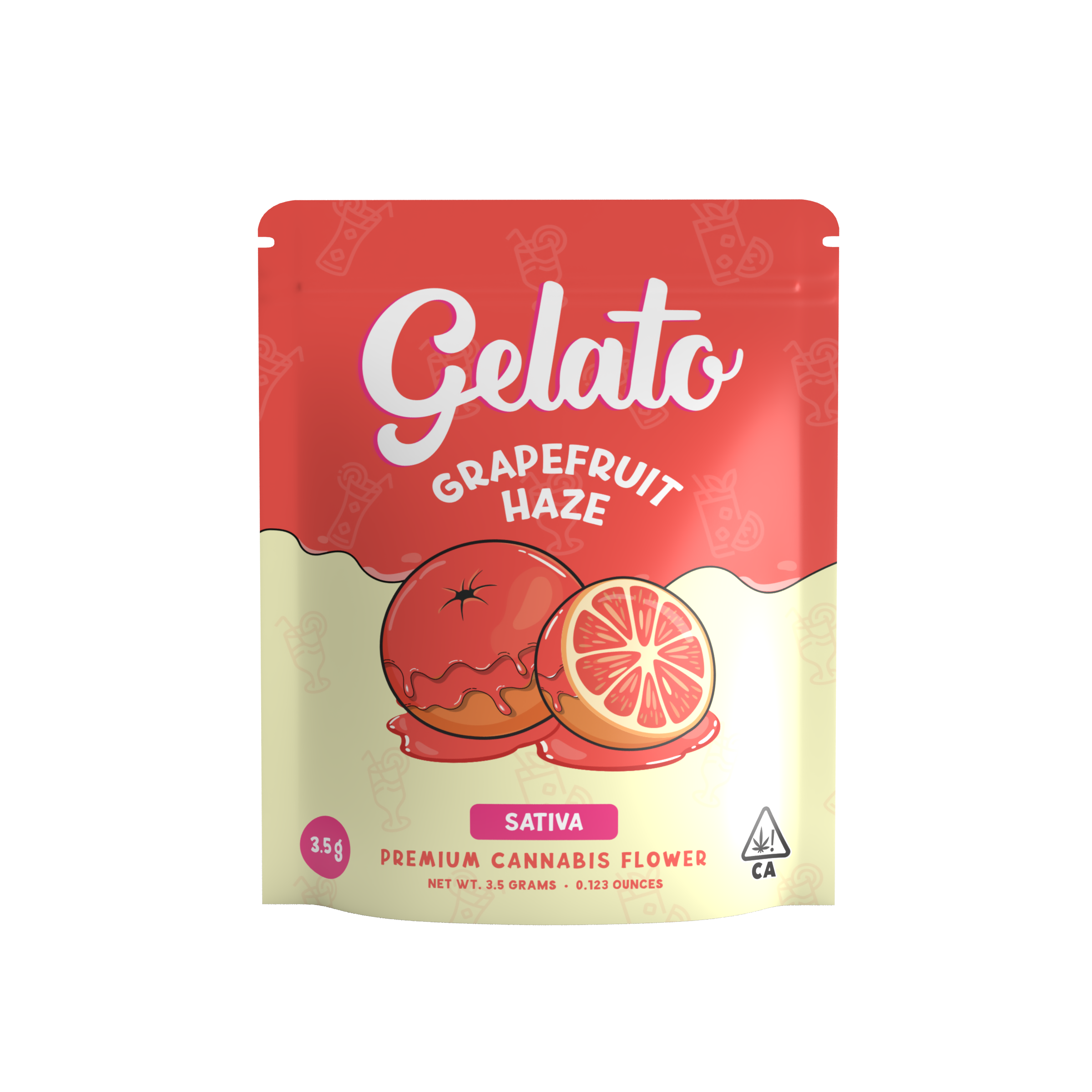 Photograph of product: Grapefruit Haze - 3.5g Indoor Bigs | Gelato