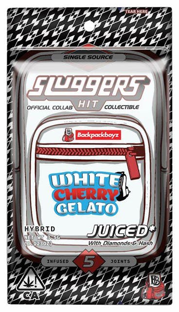 Photograph of product: White Cherry Gelato 5PK Infused Prerolls - 