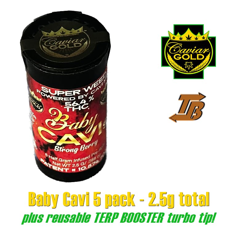 Photograph of product: CG Baby Cones (5pk) | Strongberry OG