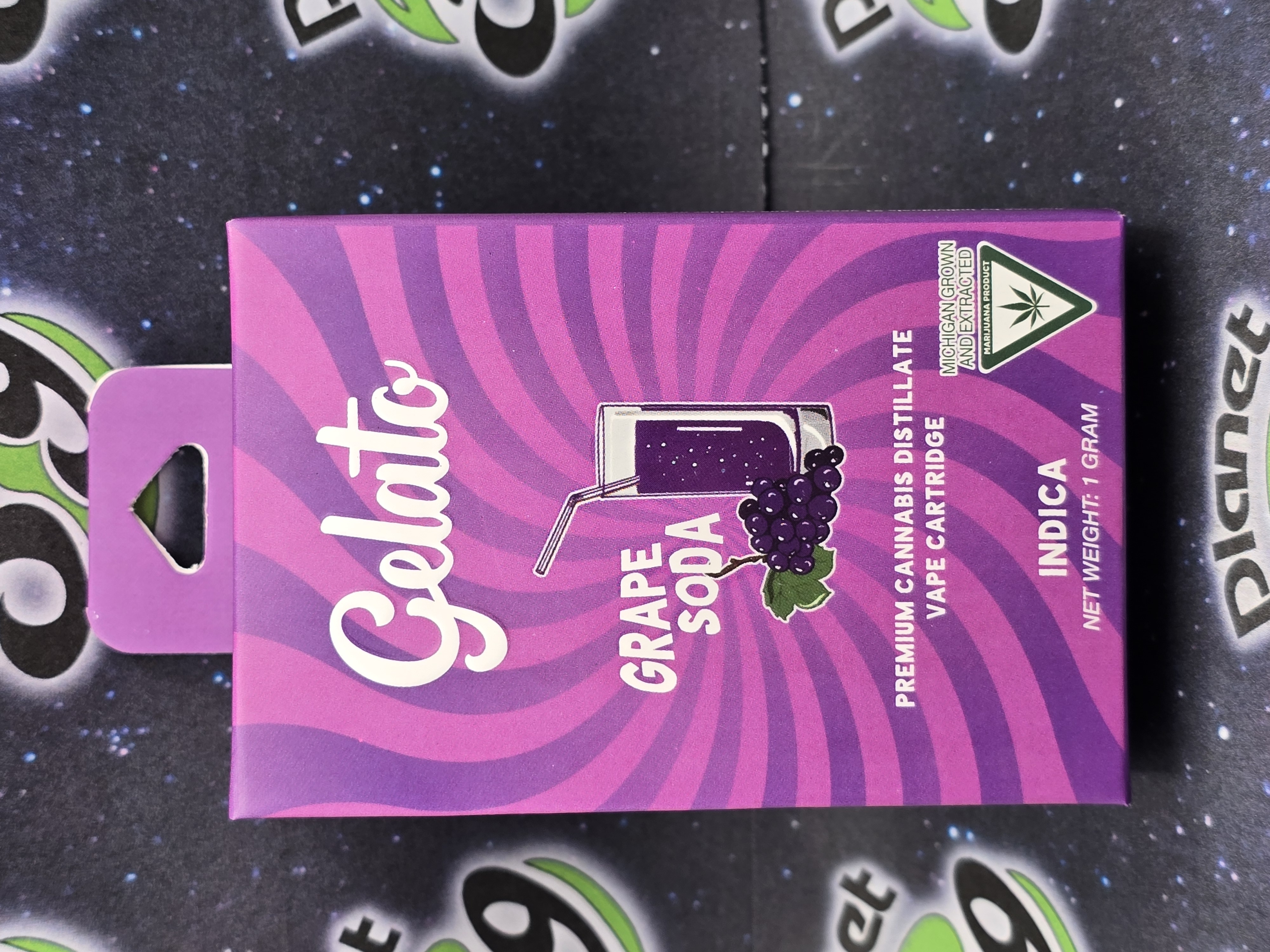 Photograph of product: Gelato 510 | Grape Soda Cartridge