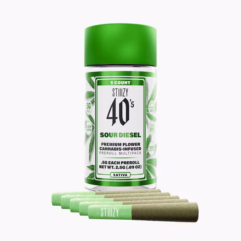 Photograph of product: Sour Diesel [S] I 40's Joint Multipack I Stiiizy