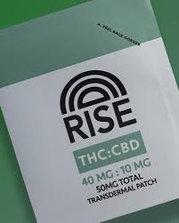 Photograph of product: Rise - Transdermal Patch TH-oui:CBD 40mg:10mg