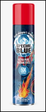 Photograph of product: Steep Slope | Blue 9X Butane