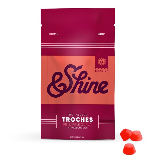 Photograph of product: 10ct/10mg Troches (Pineapple Guava)
