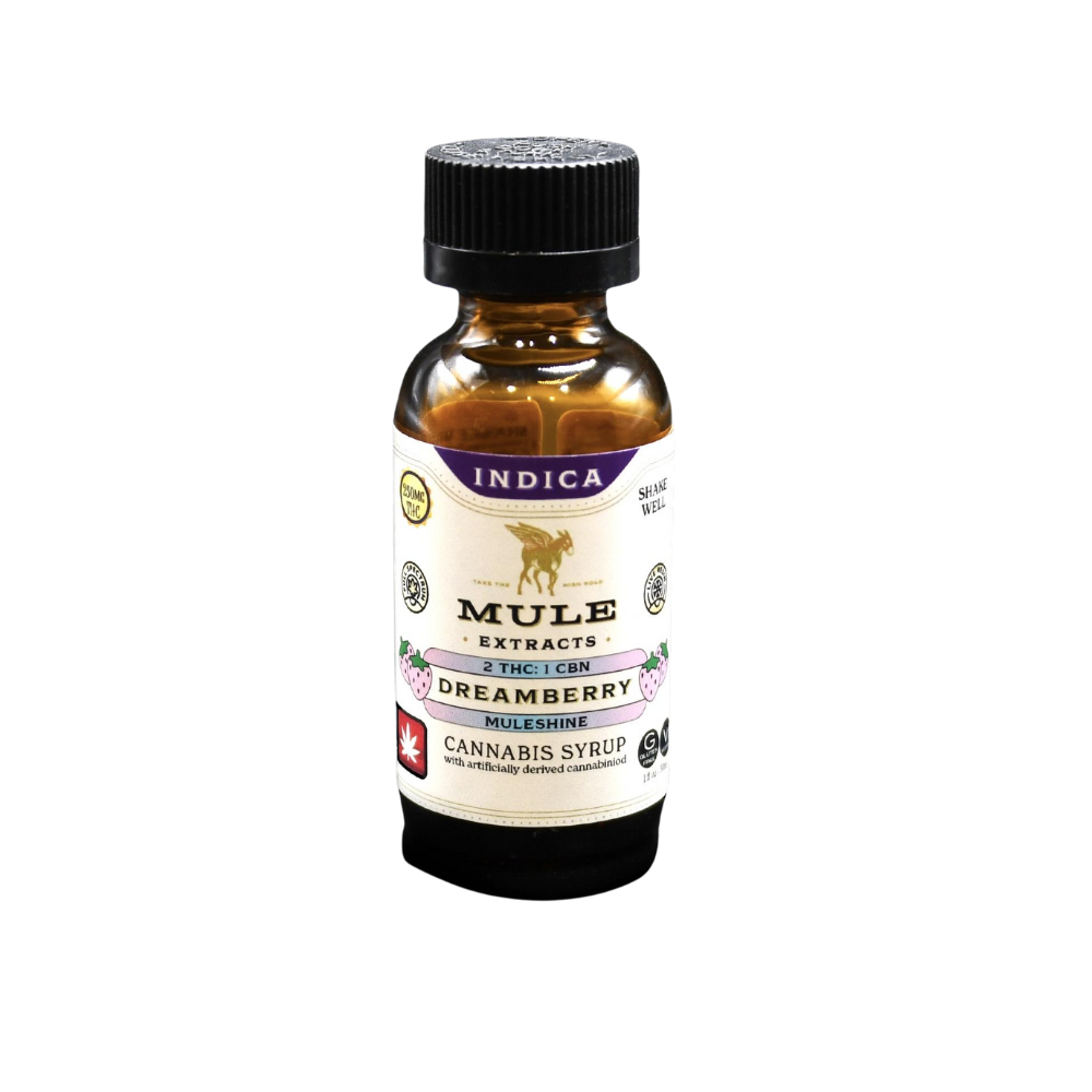 Photograph of product: DREAMBERRY MULESHINE SYRUP (5:1 CBN:TH-oui)