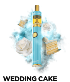 Photograph of product: Dime Industries - Wedding Cake - Disposable Cart 1G Blended Hybrid