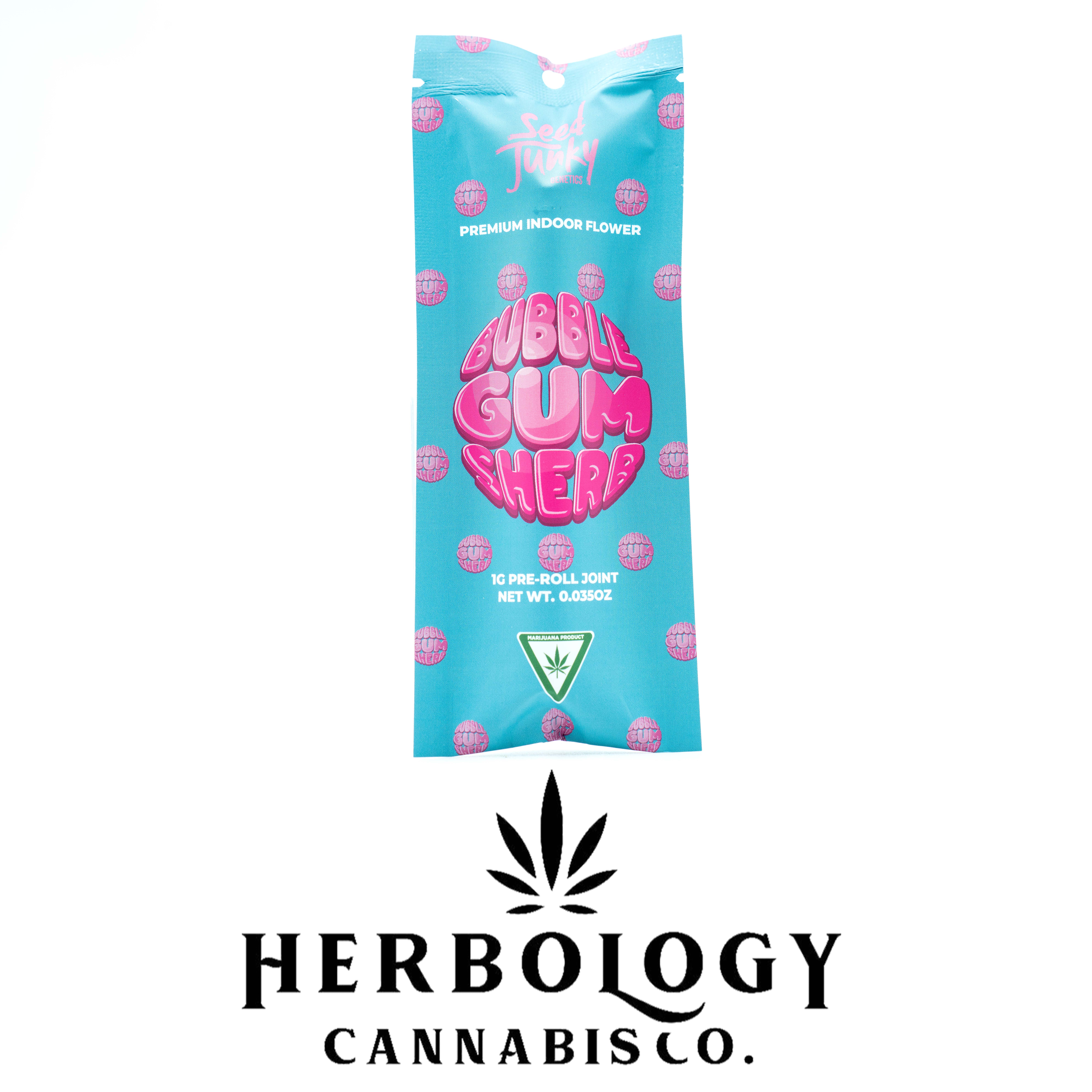 Photograph of product: Seed Junky | Bubble Gum Sherb | 3.5g