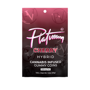 Photograph of product: Platinum Vape | Wild Cherry | 200MG Gummies