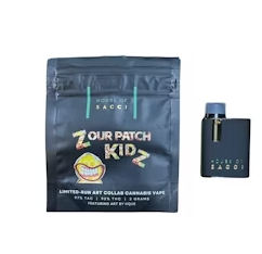 Photograph of product: House Of Sacci | Vape | Zour Patch Kidz | Hybrid