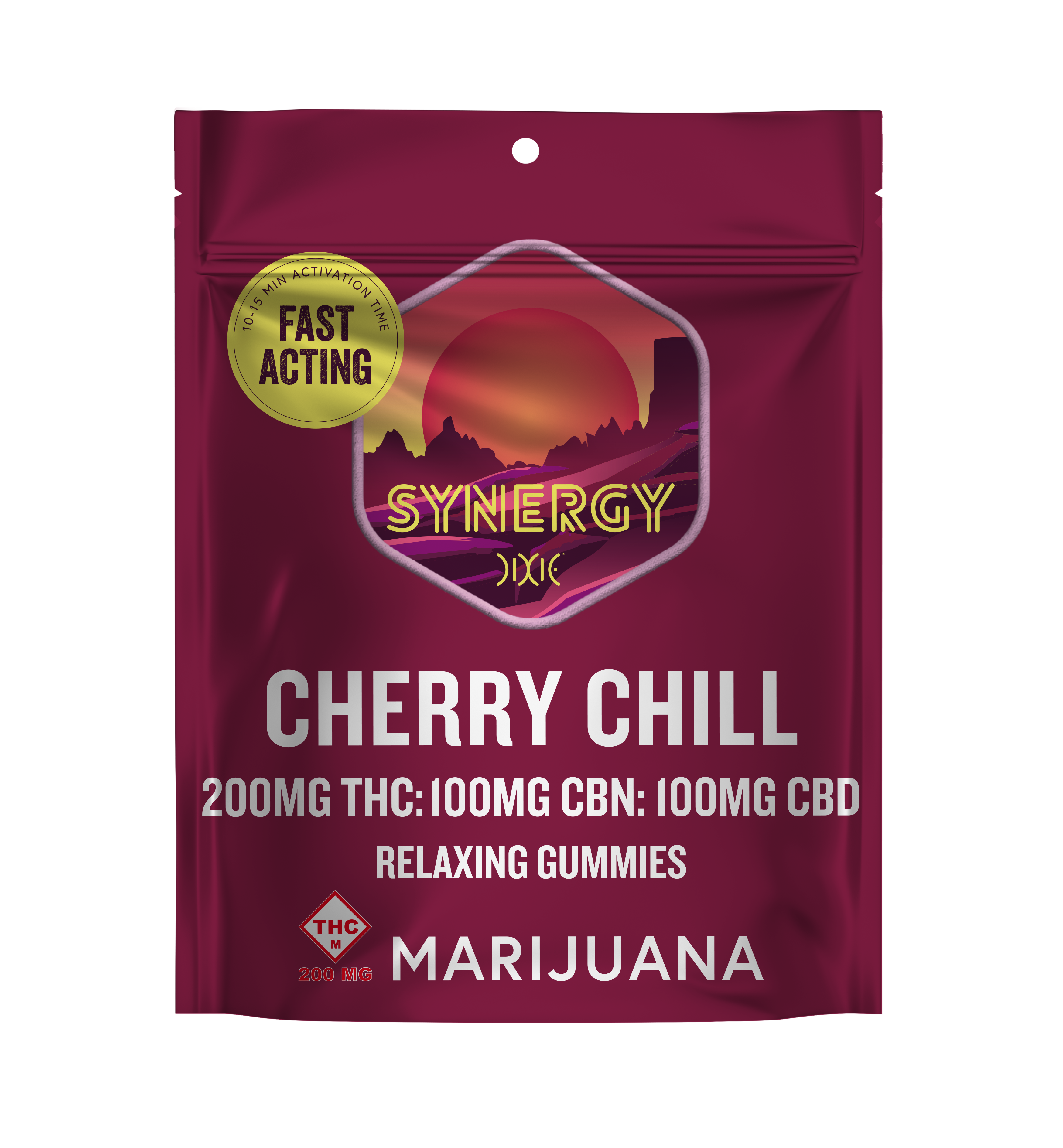 Photograph of product: 200mg Gummies | Synergy Cherry Chill 2:1:1 TH-oui:CBD:CBN