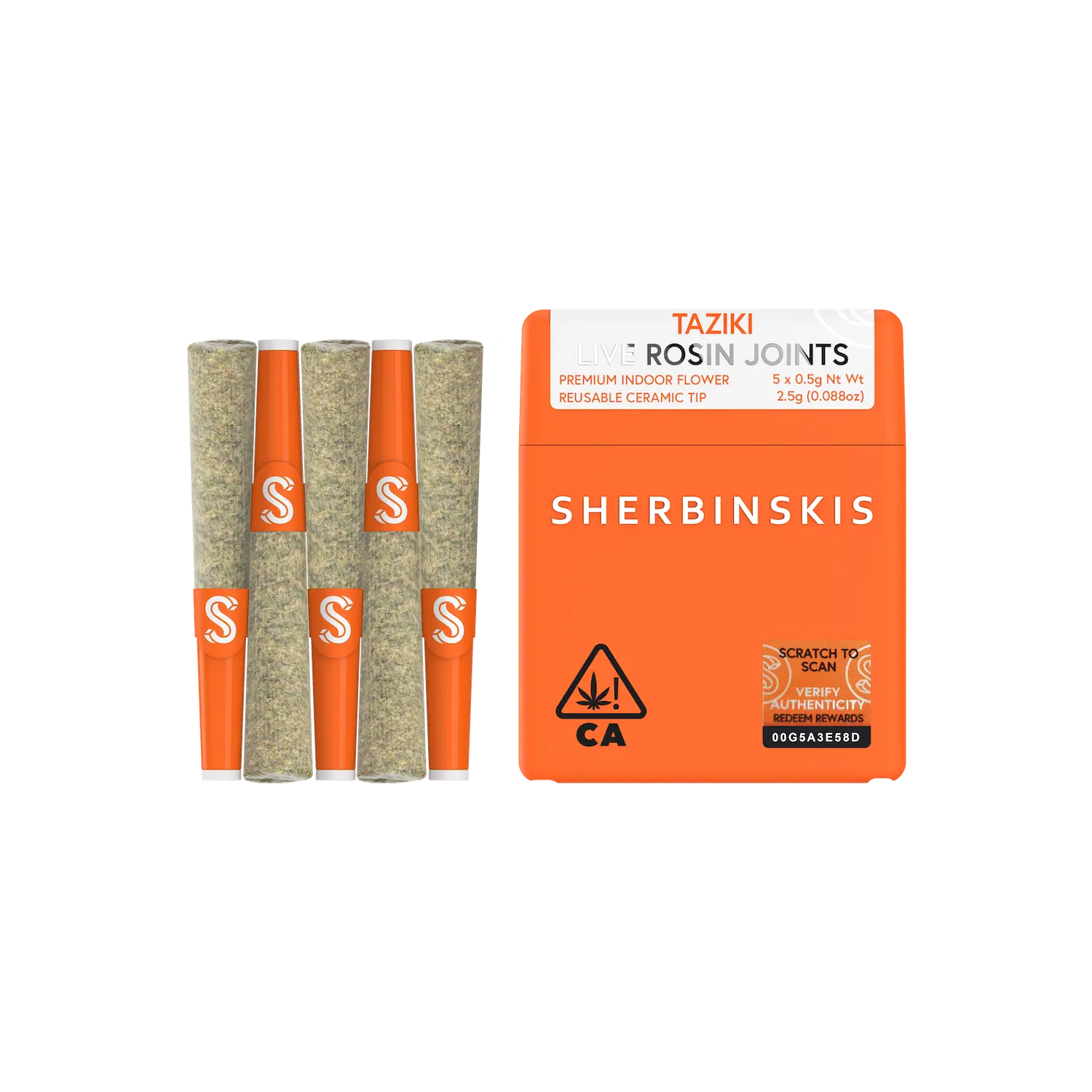 Photograph of product: Taziki Live Rosin 5 Pack