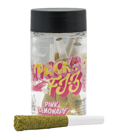 Photograph of product: Pink Lemonade - .6g 5pck Infused Pre Rolls