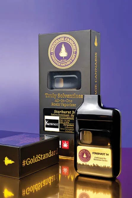 Photograph of product: Entourage Oui'd - TALLYMAN #2 - Disposable Live Rosin Cartridge - - H
