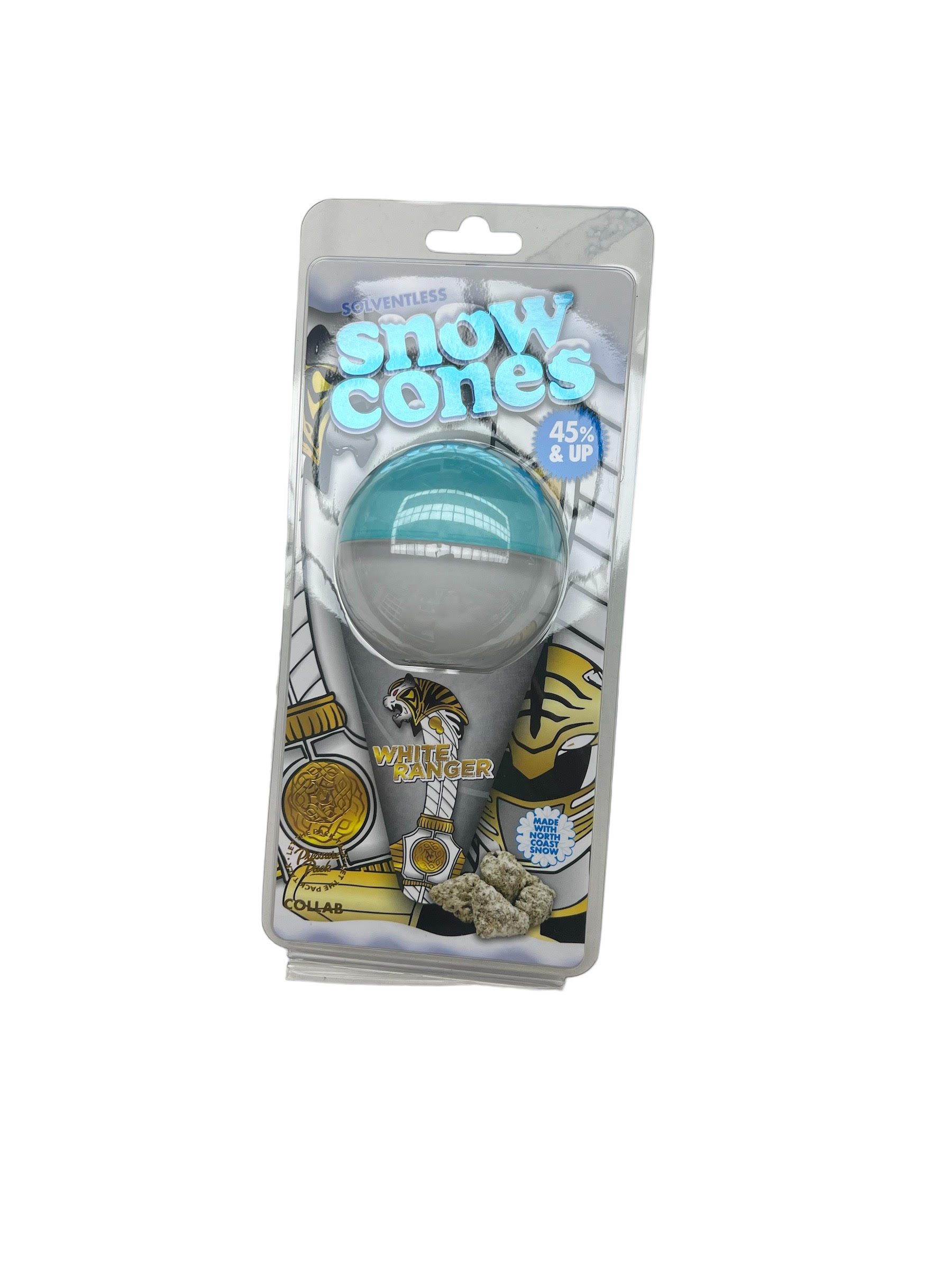 Photograph of product: North Coast x Pressure Pack - White Ranger - - Solventless Snow Cone - 3.5g