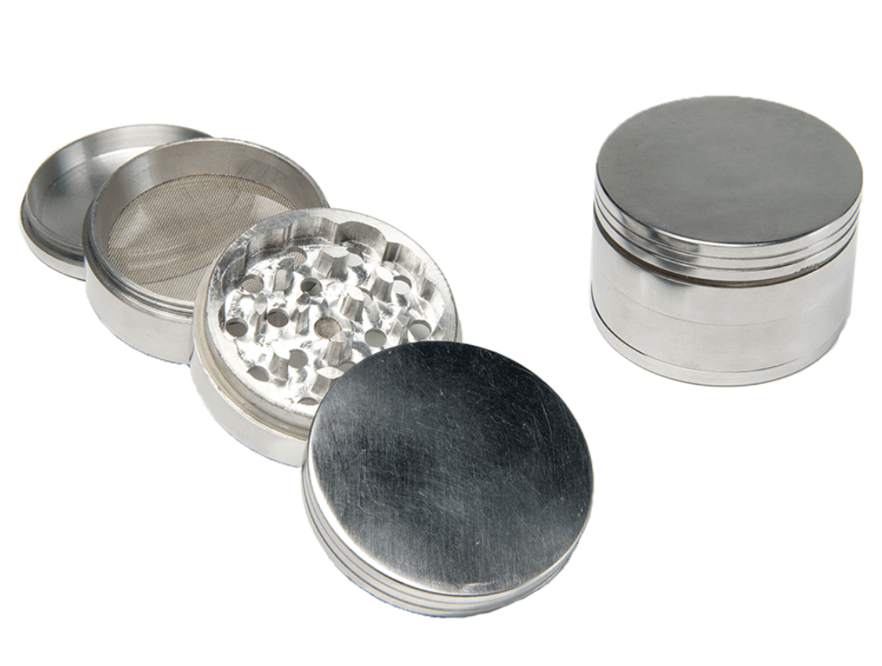Photograph of product: Grinder - 63mm 4- Parts - Aluminum Grinder - 1PC