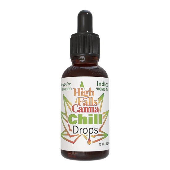 Photograph of product: High Falls Canna - Chill Drops - 900mg