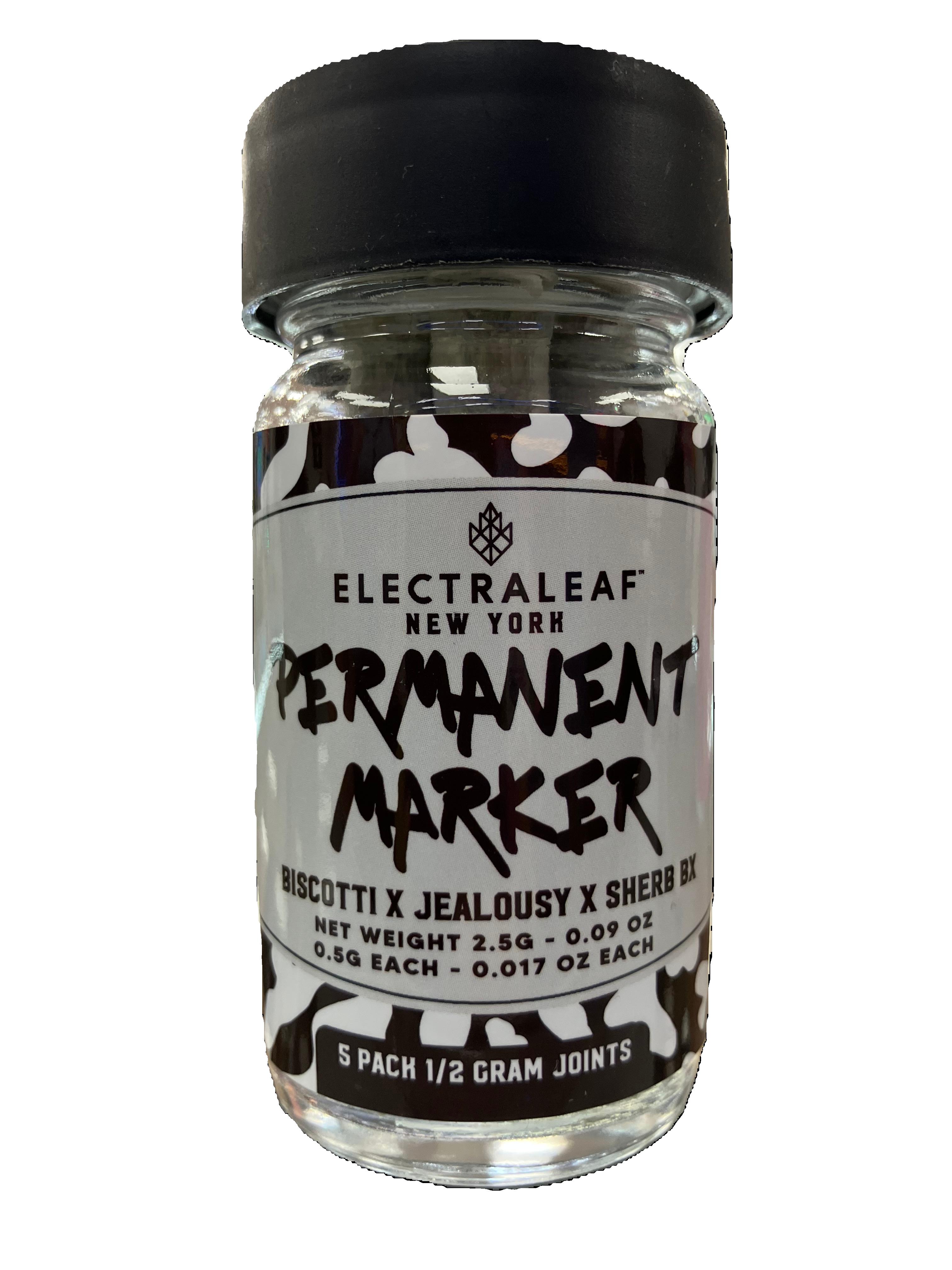 Photograph of product: Electraleaf | Pre-Rolls | Permanent Marker | 5 Pack