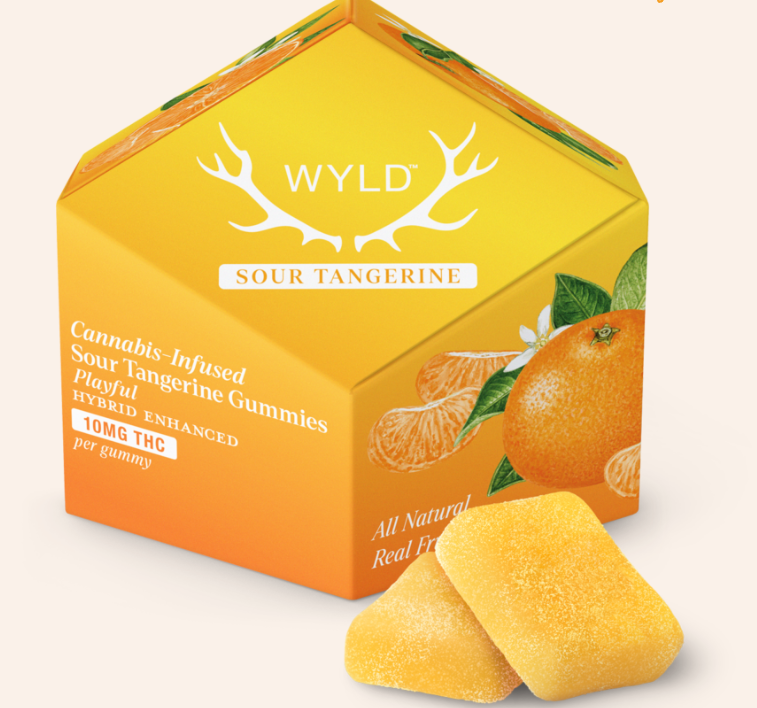 Photograph of product: Sour Tangerine - 100mg - 10ct