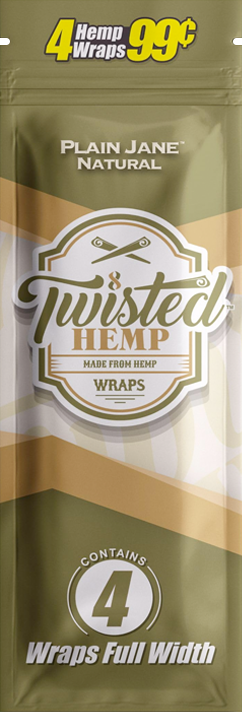 Photograph of product: Twisted Hemp Wraps | Plain Jane