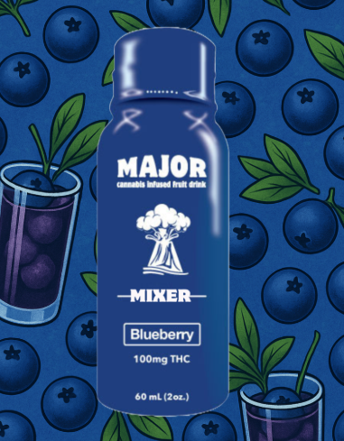 Photograph of product: Major | Blueberry | 100mg