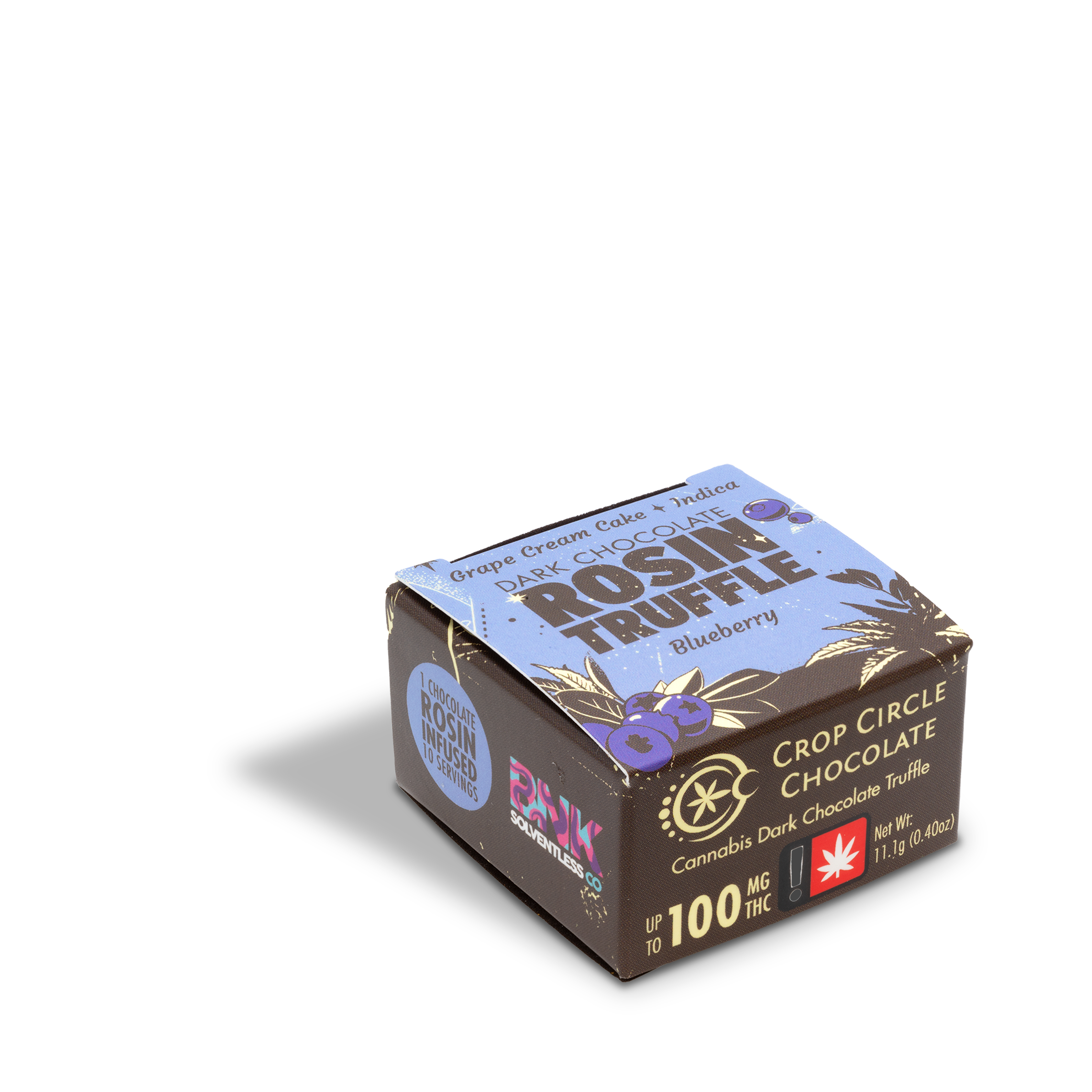 Photograph of product: Crop Circle - Blueberry Rosin Single Truffle - .4oz