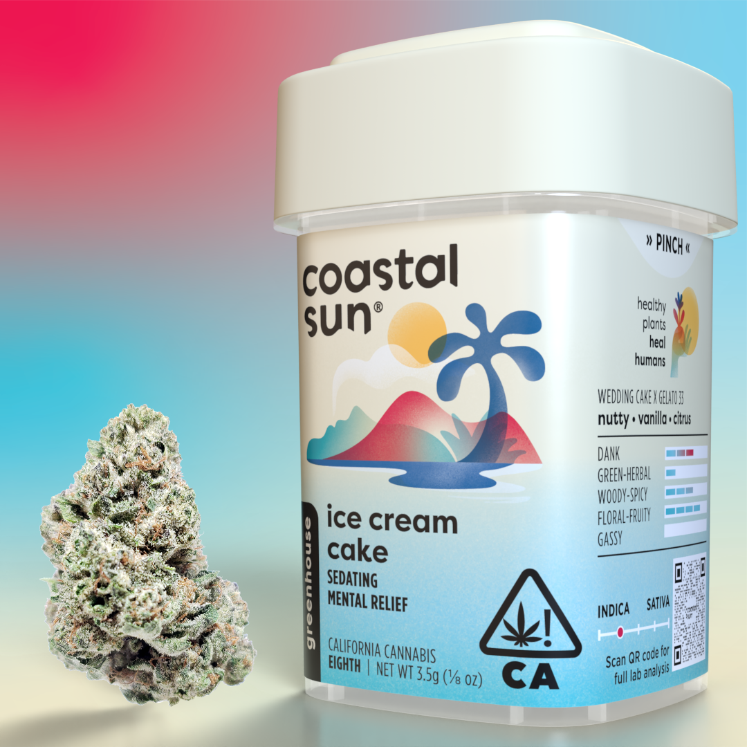 Photograph of product: Coastal Sun | Ice Cream Cake - 3.5g