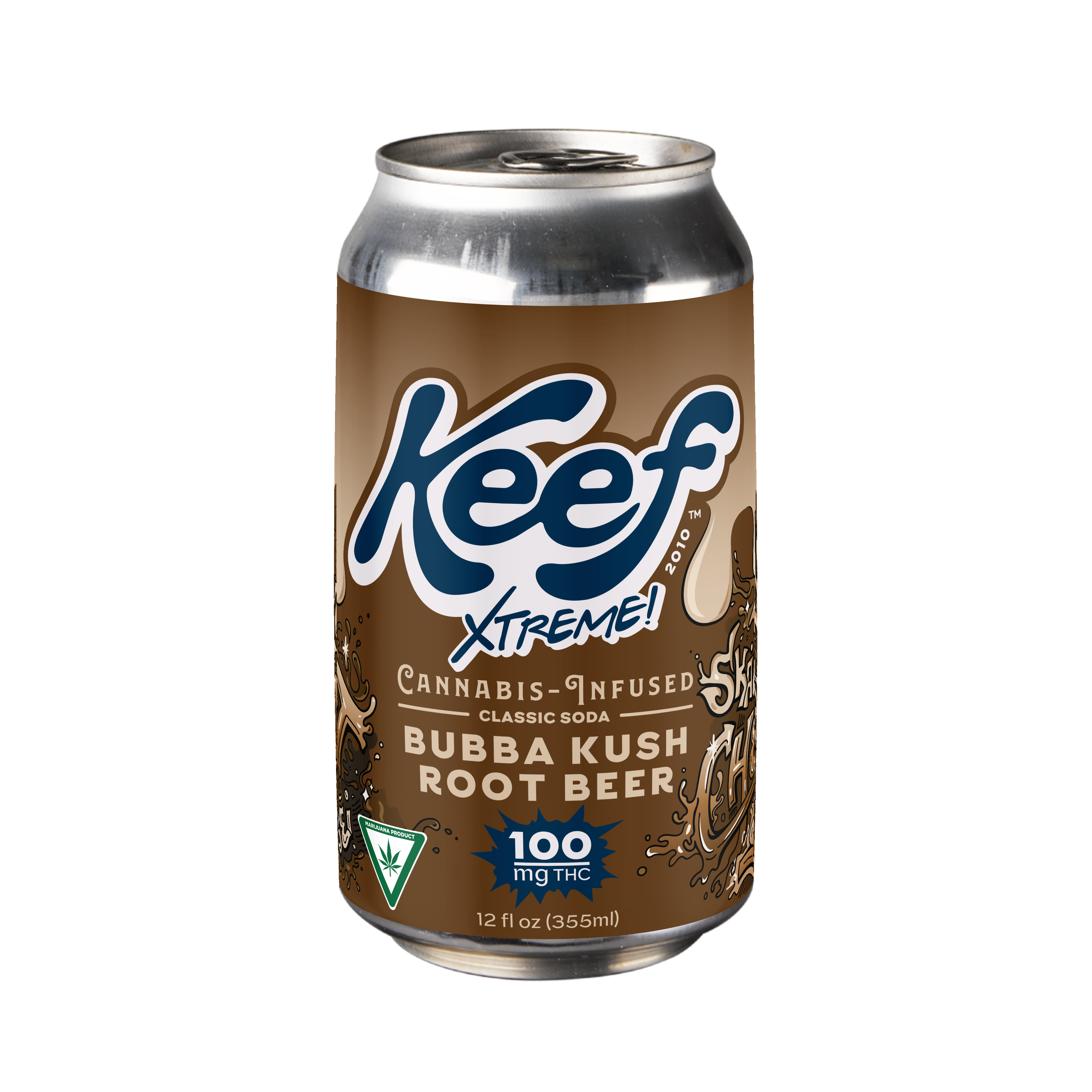 Photograph of product: Keef - Bubba Kush Root Beer Drink 100mg