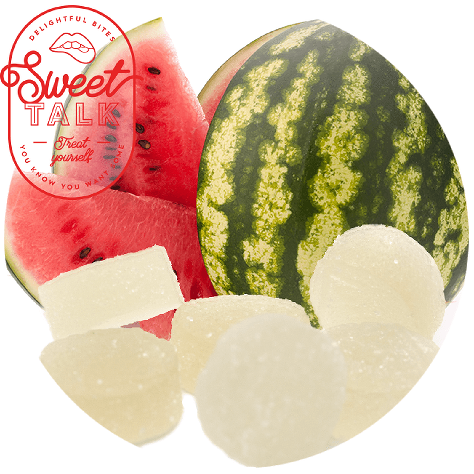 Photograph of Product: Watermelon Sweet Talk Gummies (10mg/100mg)(Sweet Talk)