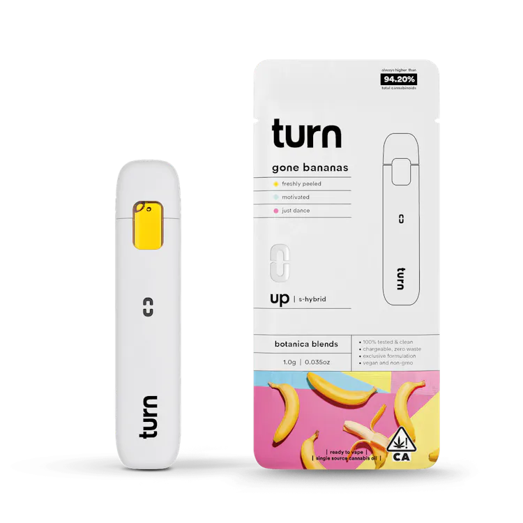Photograph of product: Turn - 1g AIO - Gone Bananas
