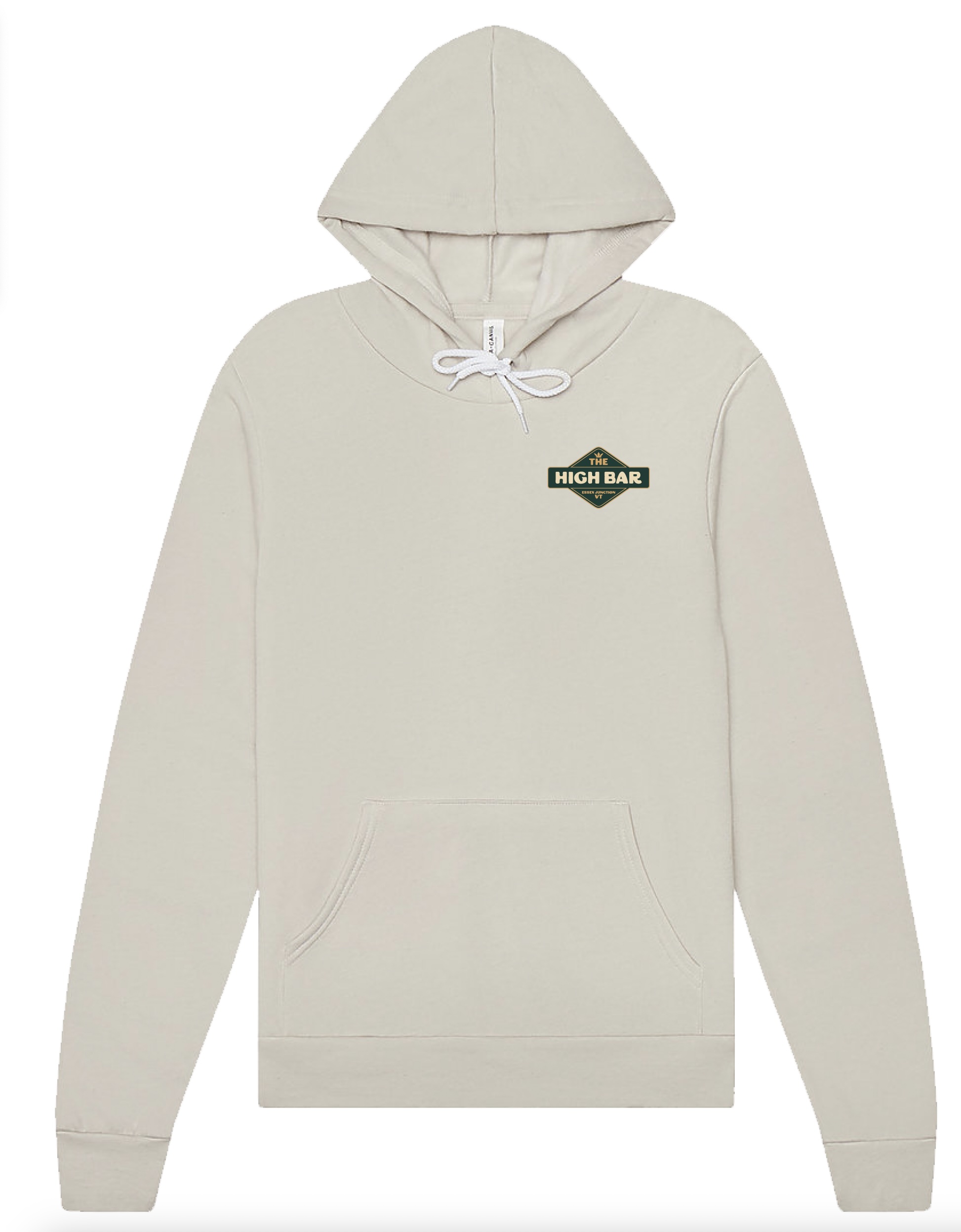 Photograph of product: Unisex Fleece Hoodie | Color: Heather - Size: XL
