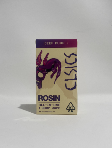 Photograph of product: CLSICS - AIO - Deep Purple - Live Rosin - 1G