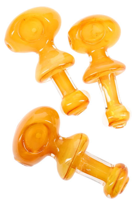 Photograph of product: Fume | Pipe | 3" | Gold Mushroom