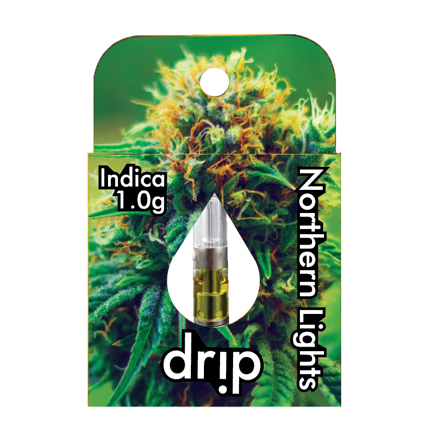 Photograph of product: Drip | Northern Lights | Vape Cart Oui'd
