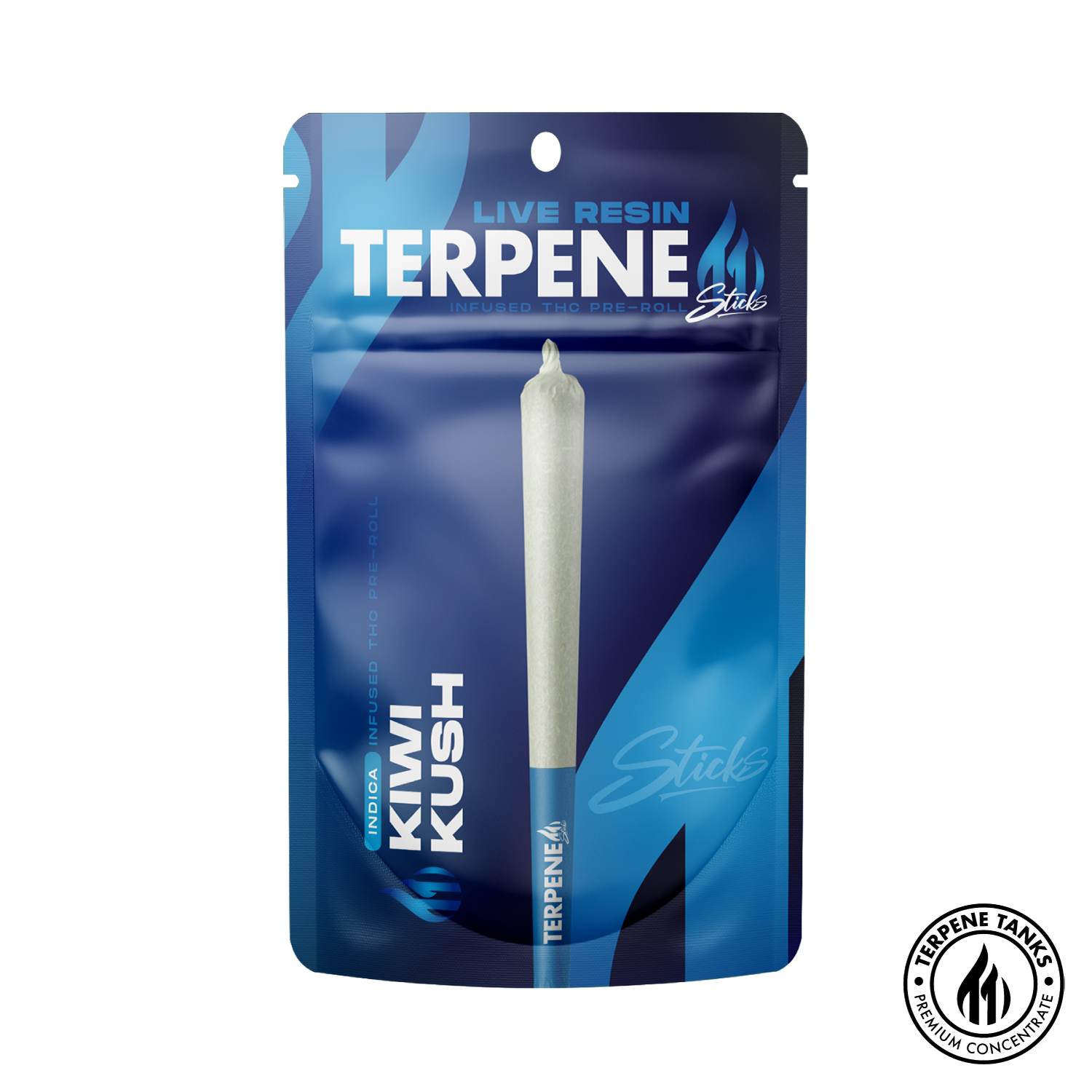 Photograph of product: Kiwi Kush Infused Pre-Roll - 1.2g
