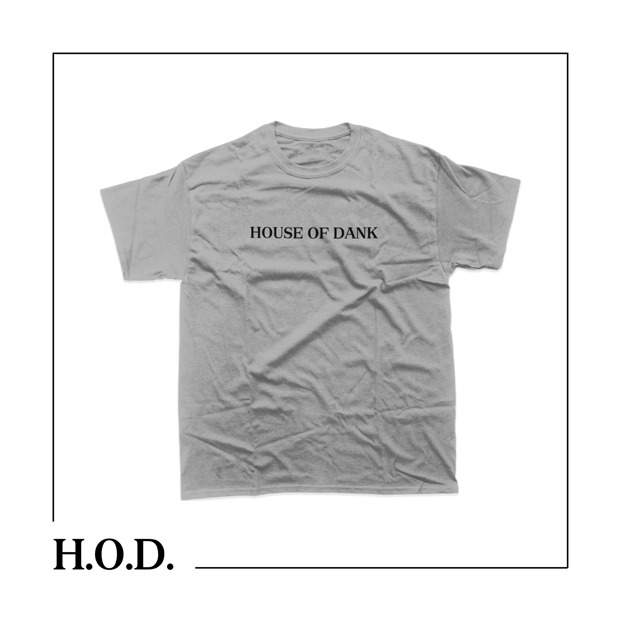 Photograph of product: H.O.D. x OG Comfort Gray Oversized Tee L