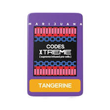 Photograph of product: Codes | 3pk 0.7g Infused Pre-Roll | Cheetah Piss Tangerine