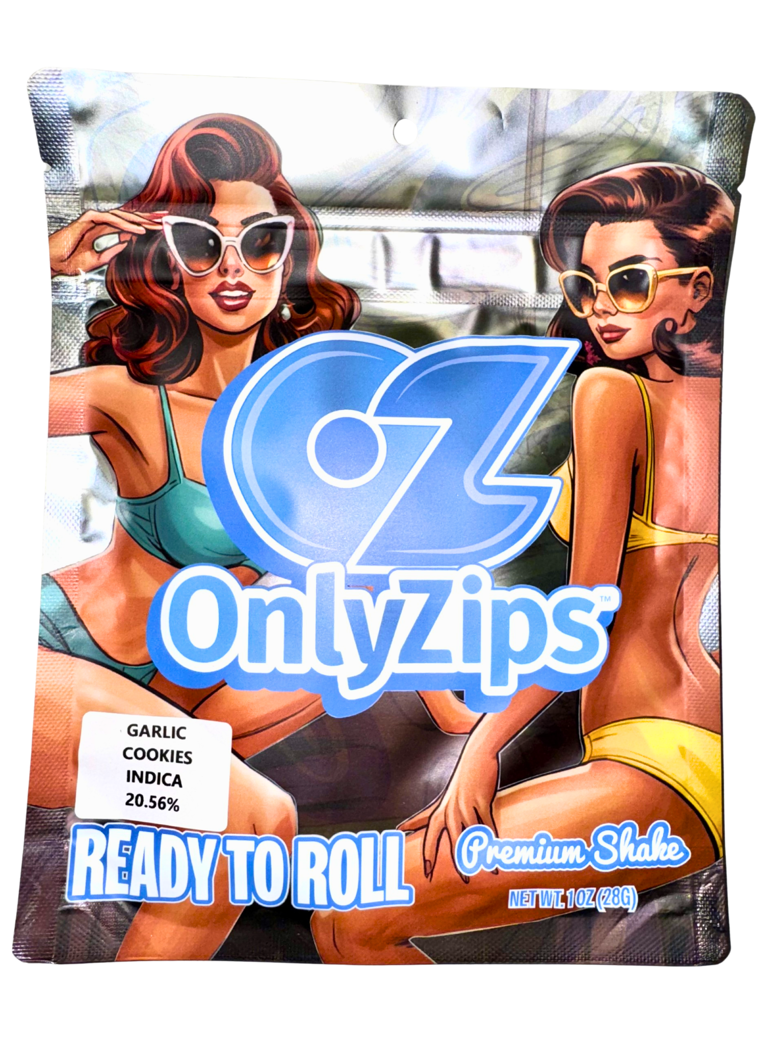 Photograph of product: OnlyZips Premium Shake Oz - Garlic Cookies - 28g