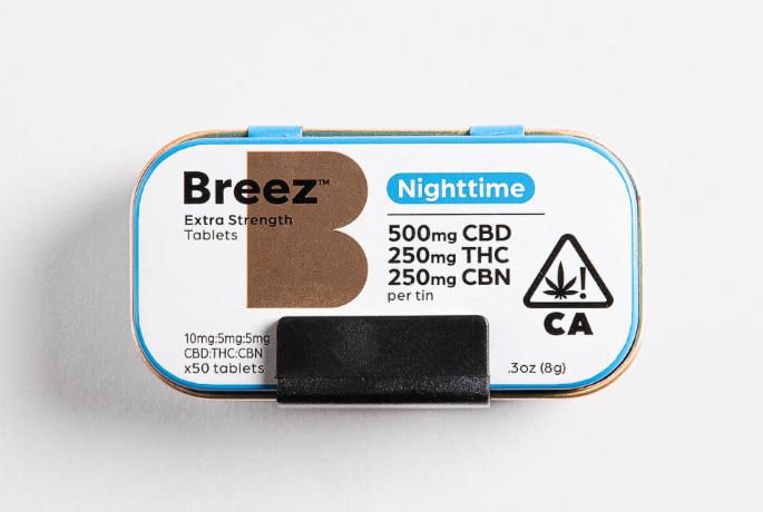 Photograph of product: NIGHTTIME - 2:1:1 - CBD:TH-oui:CBN - 250 MG