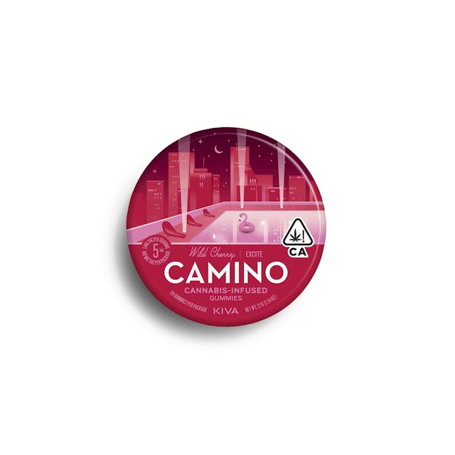 Photograph of product: Camino Exhilarate Cherry Gummies - 
