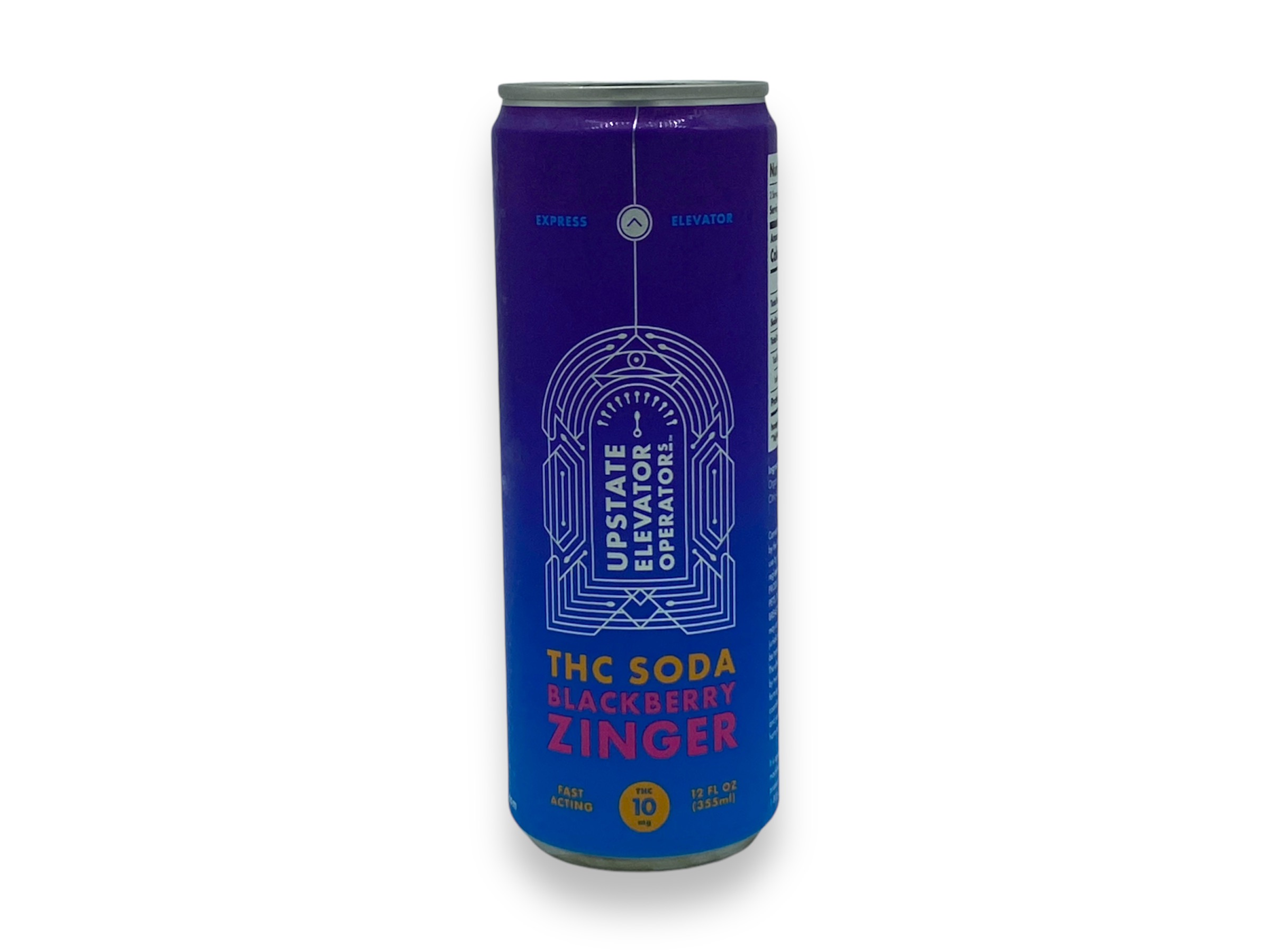 Photograph of product: Upstate - TH-oui Soda - Blackberry Zinger - Fast Acting