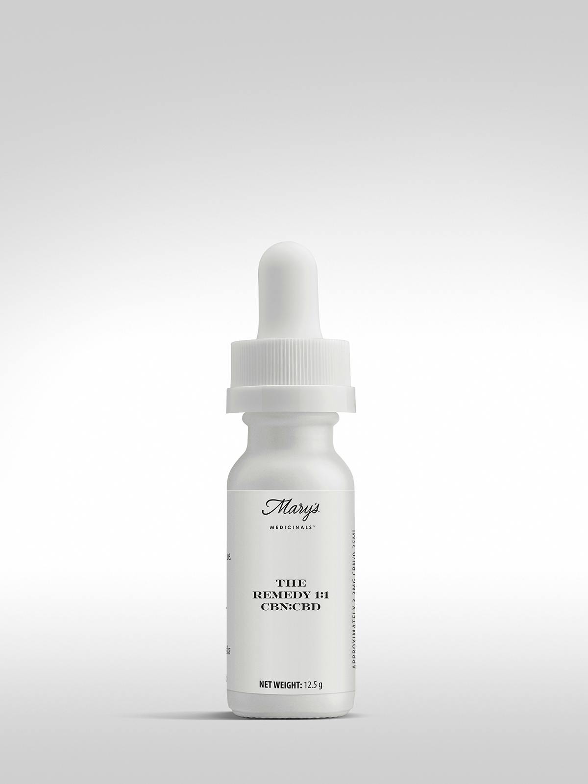 Photograph of product: Mary's  1:1 Tincture  200mg CBN/200mg CBD  The Remedy Formula  $45 *Tax Included