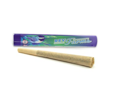 Photograph of product: Rev Farms Jelly Donutz 1g Preroll